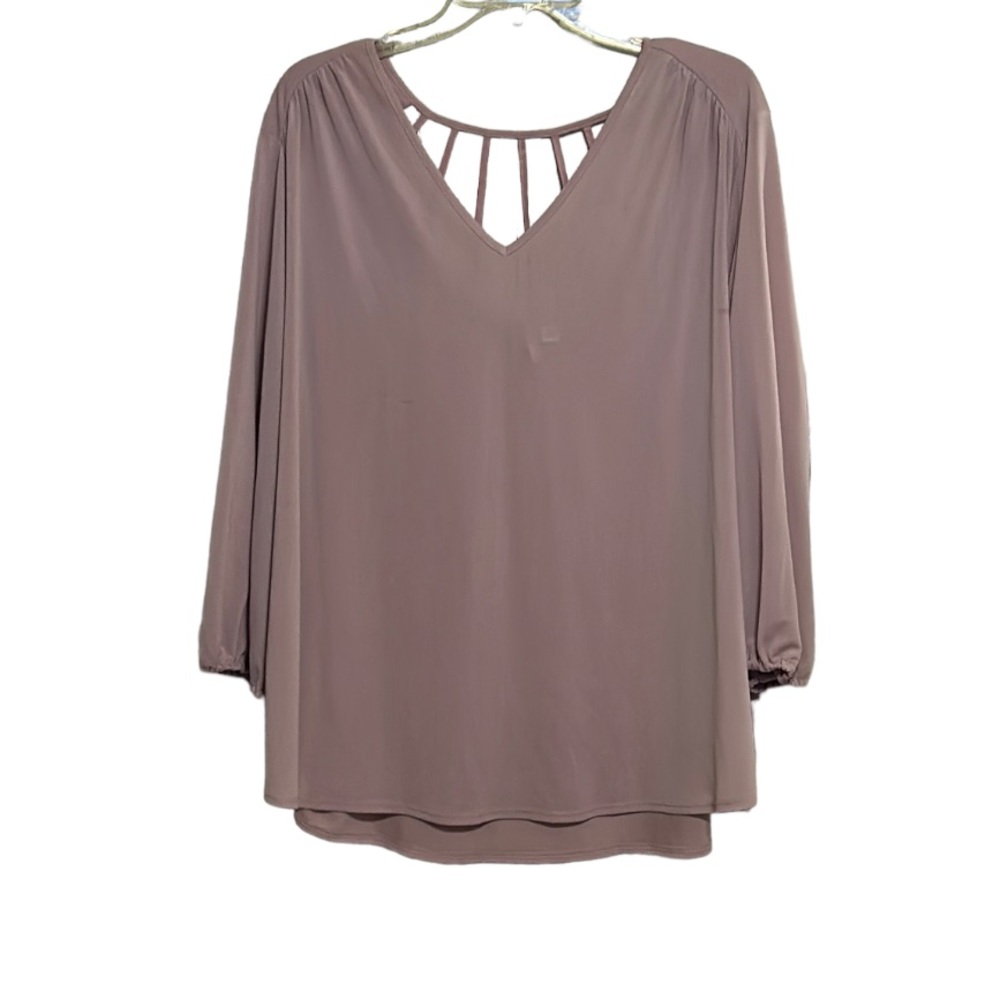 Light purple, Open Back Top